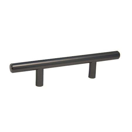6 Bar Cabinet Pull With 3 Center To Center Dark Pewter Finish
